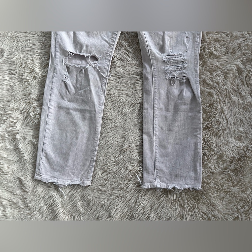 Mother Superior Denim High Waisted Rascal Ankle Jeans Devil Drinks Coffee Sz 30 - Picture 3 of 15